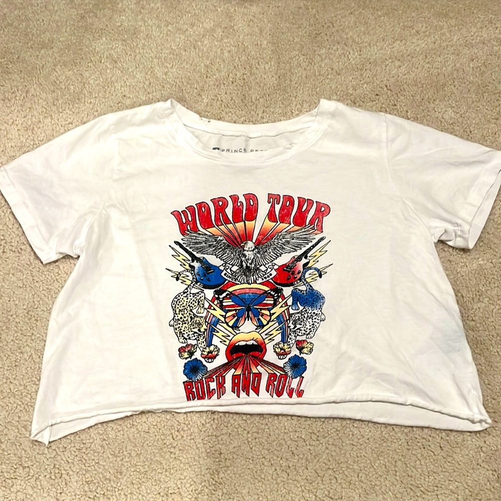 Prince Peter Collection World Tour Graphic Tee Sz M
